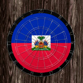 Haïtiaanse vlag Dartboard & Haïti/spelraad Dartbord