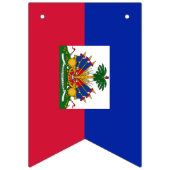 Haïtiaanse vlag en Haïtiaanse partijspandoeken/bru Vlaggetjes (Eerste vlag)