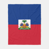 Haitiaanse vlag fleece deken (Voorkant)