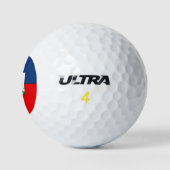 Haïtiaanse vlag golfballen (Logo)