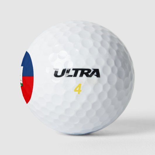 Haïtiaanse vlag golfballen (Logo)