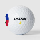 Haïtiaanse vlag golfballen (Logo)
