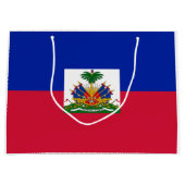 Haïtiaanse vlag groot cadeauzakje (Voorkant)
