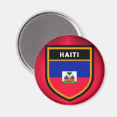 Haïtiaanse vlag magneet (Voorkant / Achterkant)