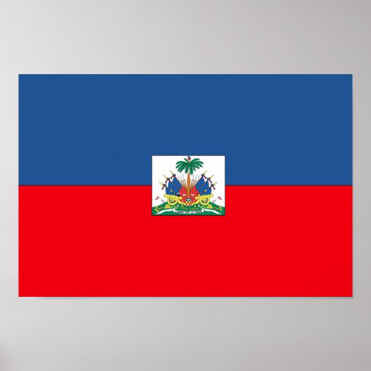 Haïtiaanse vlag poster (Voorkant)