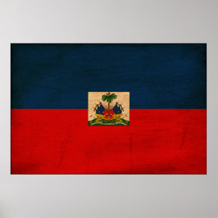 Haïtiaanse vlag poster