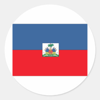 Haïtiaanse vlag ronde sticker