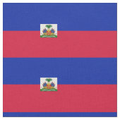 Haïtiaanse vlag stof (Close Up)