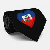 Haïtiaanse vlag stropdas (Opgerold)