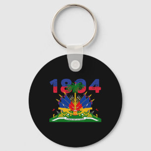 Haïtiaanse Vlag Trots 1804 Onafhankelijkheidsdag H Sleutelhanger