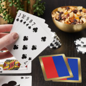 Haïtiaanse vlagspelkaarten pokerkaarten (Insitu)