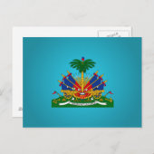 Haïtiaanse wapenschild briefkaart (Voorkant / Achterkant)