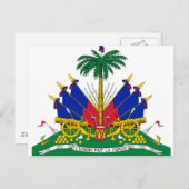 Haïtiaanse wapenschild briefkaart (Voorkant / Achterkant)