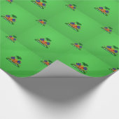 Haïtiaanse wapenschild cadeaupapier (Hoek)