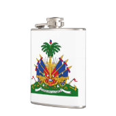 Haïtiaanse wapenschild Flask Heupfles (Links)