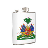 Haïtiaanse wapenschild Flask Heupfles (Rechts)