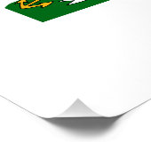 Haïtiaanse wapenschild perfect poster (Hoek)