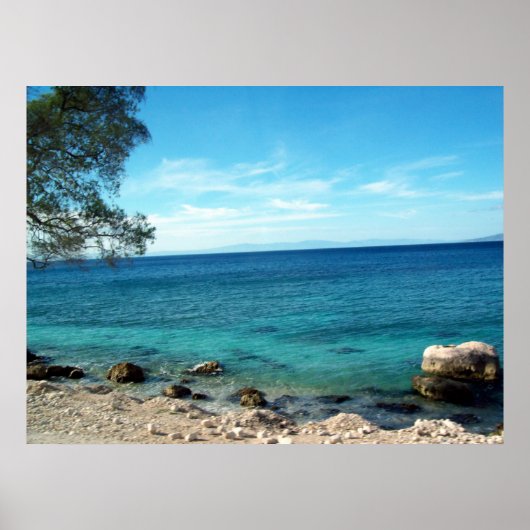 Haïtiaanse wateren poster (Voorkant)