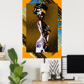 ‎ Haitian Creole Princess Poster (Thuiskantoor)