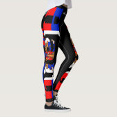 HAITIAN FLAG BLACK LEGINGS HAVIC ACD LEGGINGS (Rechts)