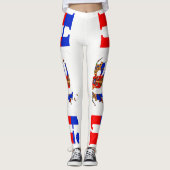 HAITIAN FLAG LEGINGS HAVIC ACD LEGGINGS (Voorkant)