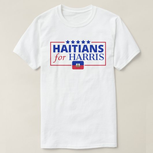 Haïtianen voor Harris T-shirt (Design voorkant)