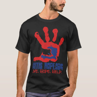Haïti's Hope zwarte T-shirt