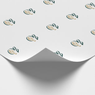 Hajj Mabroor Groen en Gouden Arabisch schrift Cadeaupapier