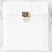 HAJJ MABRUR STICKER PERSONNALISÉ & ÉTIQUETTE POUR  (Sac)