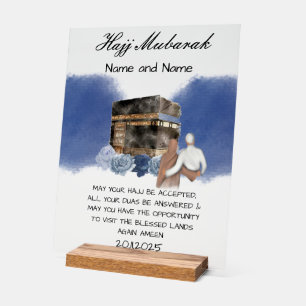 Hajj Mubarak acryl Bord