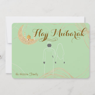 Hajj Mubarak Card  Umra Greeting Card  Kaart
