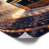 HajjMeal&NightViewOfKaabaAI Poster (Hoek)