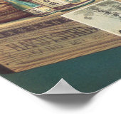 HAJUTSURU SAKE Japan Geisha Adverteren Poster (Hoek)