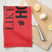 Hak het alsof je het heet hebt theedoek (Quarter Fold)
