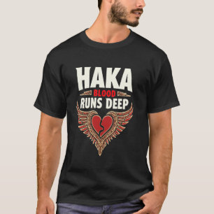 Haka Dans Maori Krijgersritueel Nieuw-Zeeland Cult T-shirt