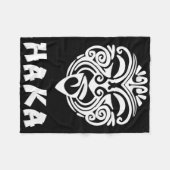 Haka New Zealand Rugby Fans Maori Haka Dance Fleece Deken (Voorkant (Horizontaal))