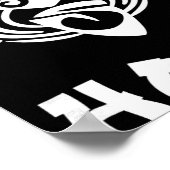 Haka New Zealand Rugby Fans Maori Haka Dance Poster (Hoek)