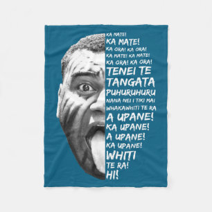 Haka Nieuw-Zeeland Maori Nieuw-Zeeland Fans Rugby Fleece Deken