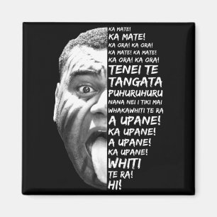 Haka Nieuw-Zeeland Maori Nieuw-Zeeland Fans Rugby Magneet