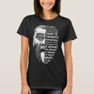 Haka Nieuw-Zeeland Maori Nieuw-Zeeland Fans Rugby T-shirt