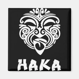 Haka Nieuw-Zeeland Rugbyfans Maori Haka Dans Magneet