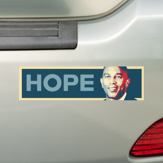 Hakeem Jeffries Hope Bumpersticker (Op auto)