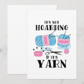 Haken Breien Cadeaus Kaart (Voorkant / Achterkant)