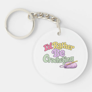 Haken Yarn Liefhebber Sleutelhanger