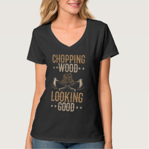 Hakhout ziet er goed uit - Lumberman Tree Arbori T-shirt