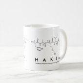 Hakim peptide nom mug (Devant droit)