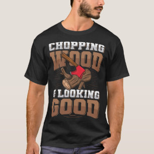 Hakken hout & er goed uitzien Offerte voor een ket T-shirt