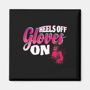 Hakken Uit Handschoenen Aan Grappig Boksgeschenk V Magneet