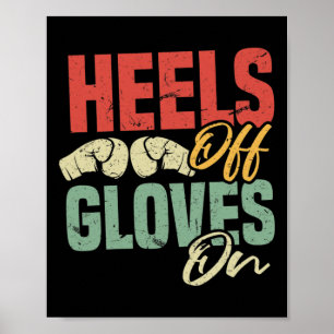Hakken Uit Handschoenen Aan Zelfverdediging Kickbo Poster