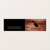 Hakmes | Houten Planken Visitekaartjes (Buitenkant ongevouwen)